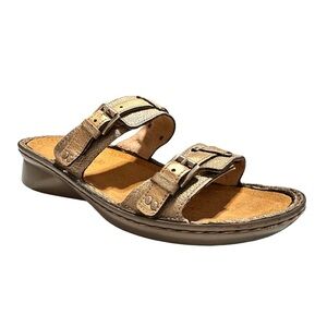 EU 39 NAOT | Metallic Bronze Comfort Boho Granola Sandals
